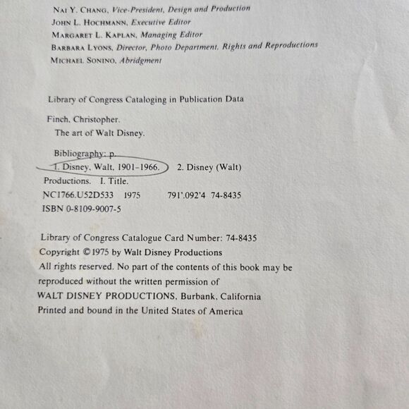 The Art of Walt Disney By Christopher Finch; 1975 - Picture 3 of 6